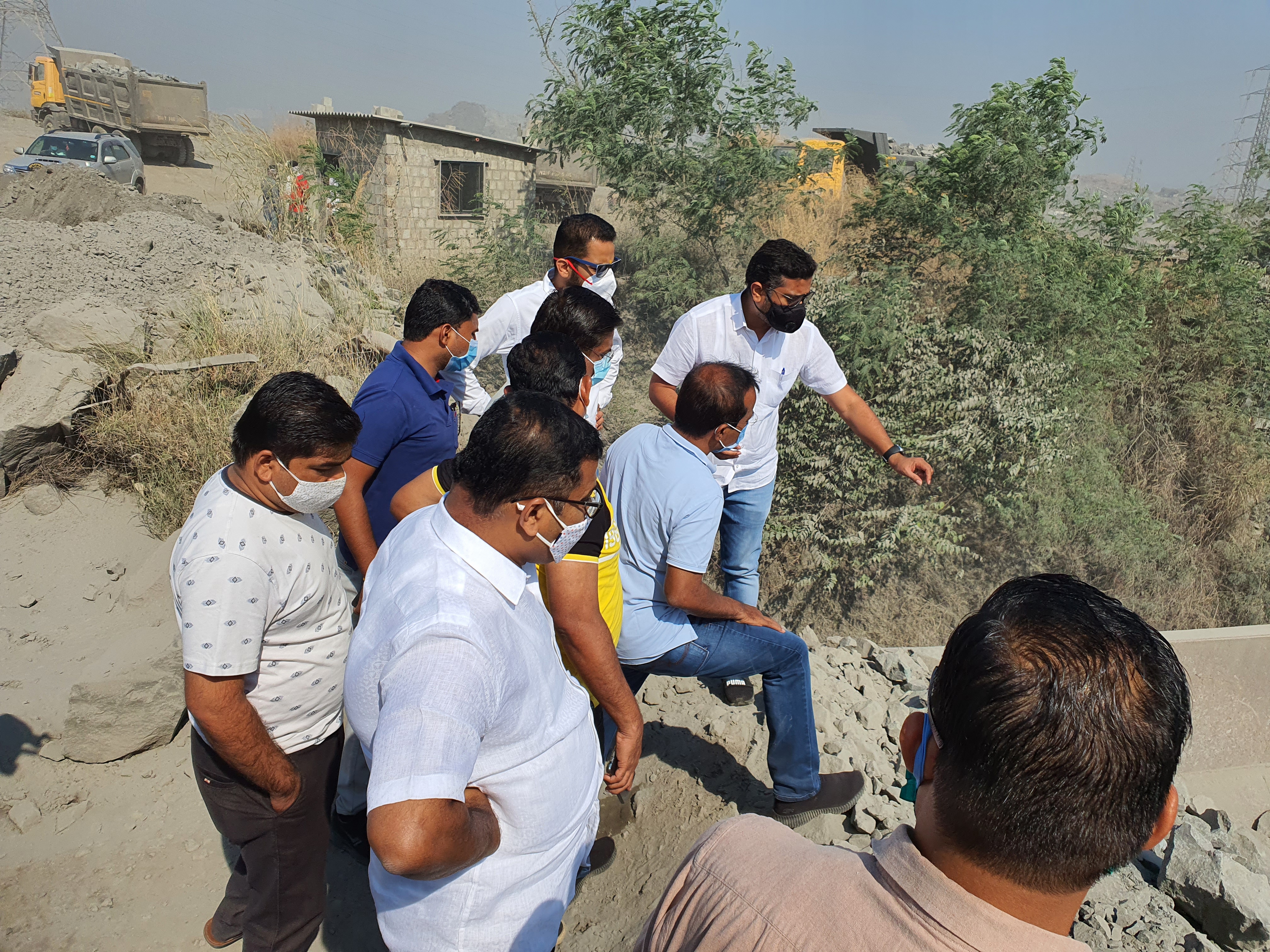 Field visit and inspection tour regarding PMC Collection centre Panvel 6